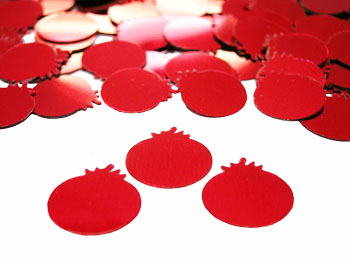 Tomato Confetti, Metallic Red Tomato Confetti